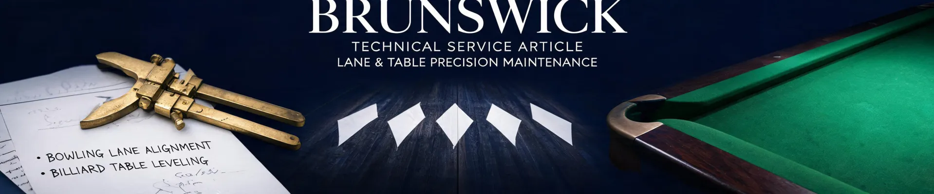 Brunswick table sports editorial header