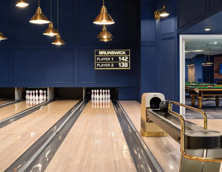 Brunswick bowling center equipment
